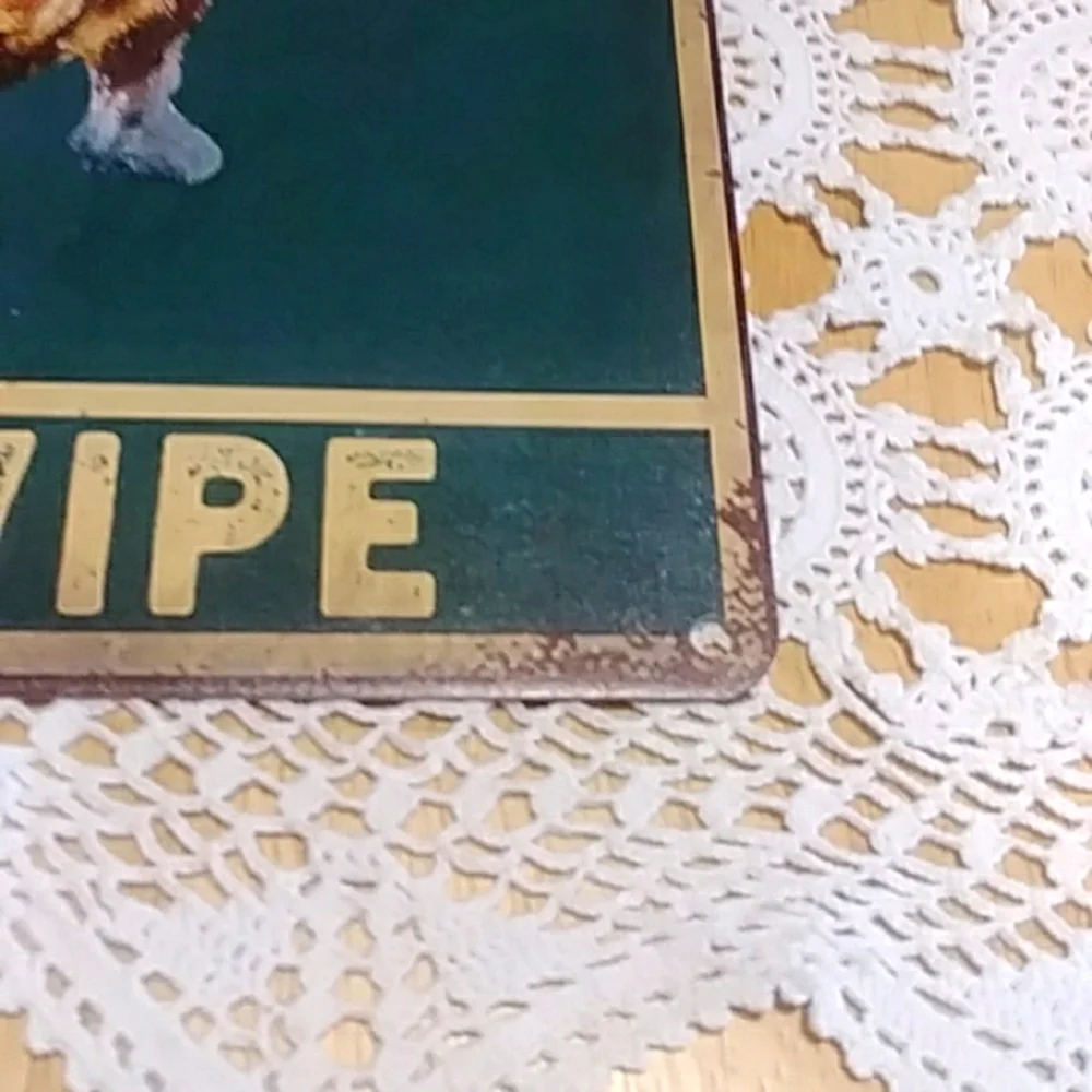 Bathroom Humor, Corgi says remember to wipe, distressed look
